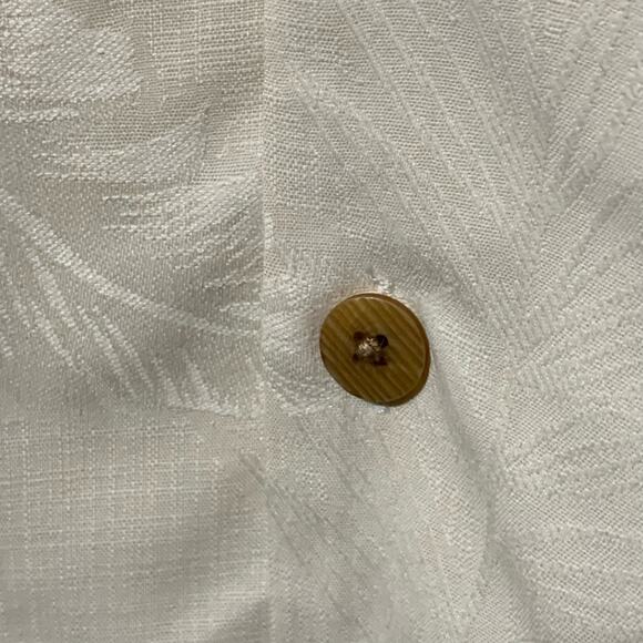 Tommy Bahama Silk Hawaiian Jacquard‎ Off-White Tropical Palm Leaves XL - Picture 5 of 7